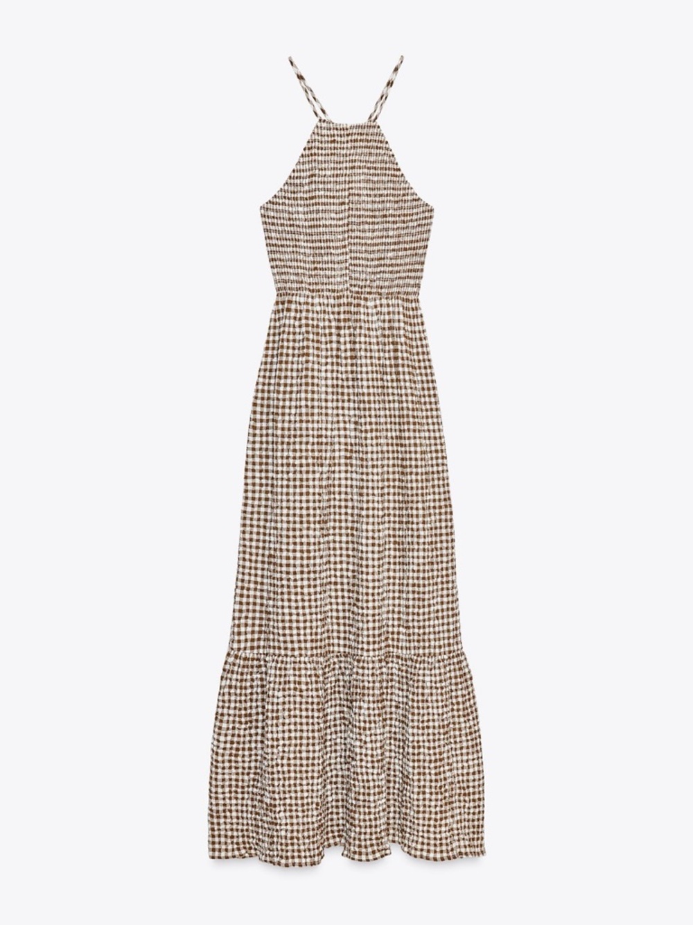 Zara Gingham Midi Dress | MEDIUM